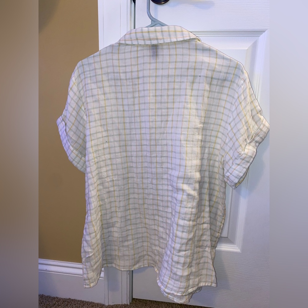 Universal Thread Button Down Top - Picture 2 of 2